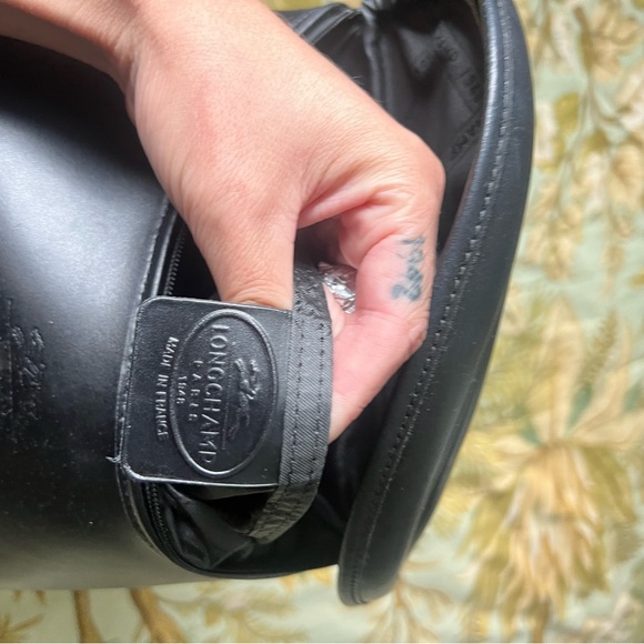 LONGCHAMP Black Backpack Purse - Picture 2 of 11